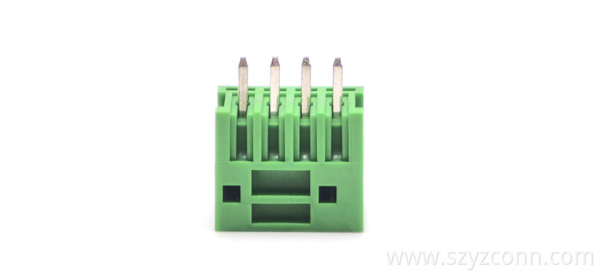 2.54mm Pitch Pluggable Terminal Blocks Male 1*4P 2.54mm Pitch Pluggable Terminal Blocks Male 1*4P